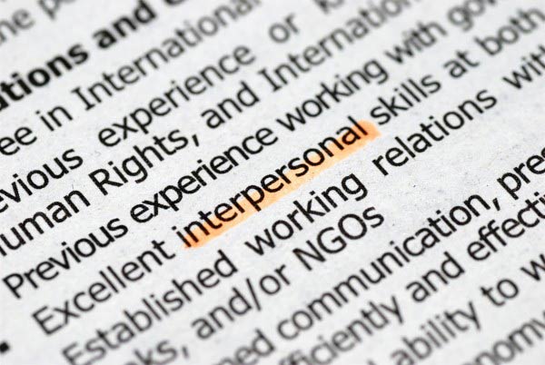 definition of interpersonal skills