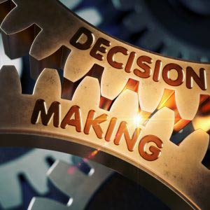 Decision making gears concept