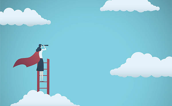 manager looking to magic glass