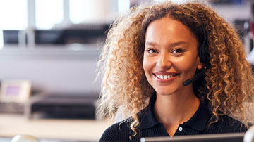 Black woman learning