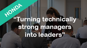 Turning technically strong managers into leaders case study